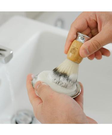 WLDOHO Vegan Shaving Brush with Bamboo Handle | Imitation Badger Hair for Safety Razor Shaving - KAMBOU - Buy Online on GoSupps.com