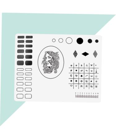 FRCOLOR Nail Art Stamping Mats Nail Art Transfer Tool Nail Stamp Plate Nail Decorations Accessories Nail Art Mat Decorating Tools Nail Tools Nail Polish Practice Pad Nail Supplies Manicure 40.5*30.5cm As Shown - Buy Online on GoSupps.com