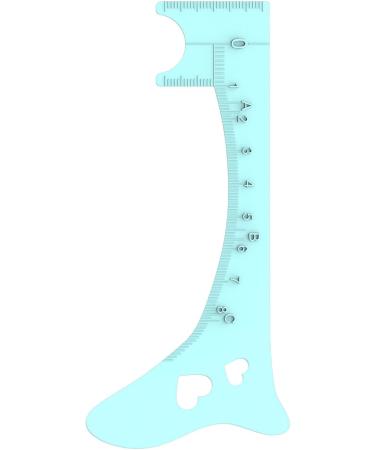 Eyebrow Ruler Eye Brow Stencils for Women | Quick Eye Makeup Tool Multifunctional Brow Measuring Eye Makeup Aid for Defined Brow Lip Lines Blue - Buy Online on GoSupps.com