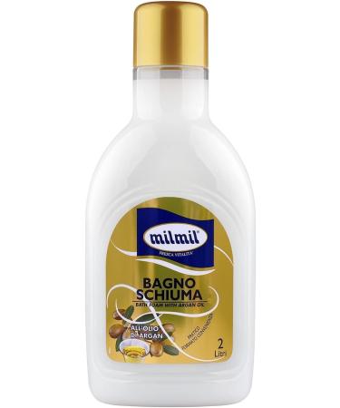 Italian Gourmet E.R. Milmil Argan Oil Bath Foam Practical and Practical Size Dermatologically Tested - 6 x 2000 ml + Italian Gourmet Polpa 400 g - Buy Online on GoSupps.com