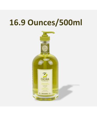 Cucina Purifying Hand Wash - Coriander & Olive Tree - 16.9 Fl Oz Glass Bottle | International Shipping Available - Buy Online on GoSupps.com