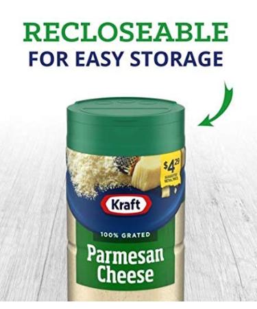 Kraft Grated Cheese 16 oz Jar - Authentic Italian Parmesan - Buy Online on GoSupps.com