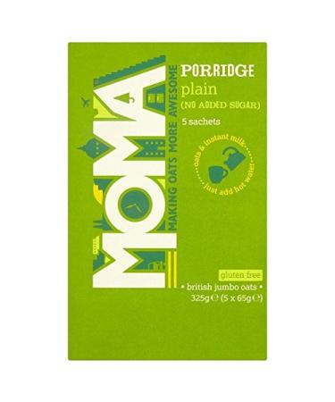 Moma Gluten Free Porridge Plain No Added Sugar - 5 x 65g