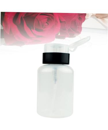 FRCOLOR Water Bottle Water Dispenser Nail Storage Makeup Containers Press Down Liquid Pump Dispenser Press Down Lockable Remover Bottle - Buy Online on GoSupps.com