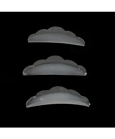 RIYAN 20 Pairs Eyelash Lift Silicone Pads Set Eye Lash Extension Lift Perming Kit Tool Curl Pads(Transparent) - Buy Online on GoSupps.com