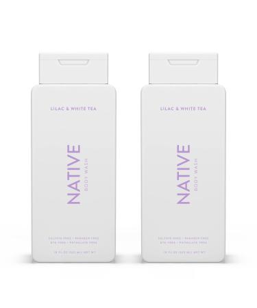 Native Body Wash Natural Body Wash for Women, Men | Sulfate Free, Paraben Free, Dye Free, with Naturally Derived Clean Ingredients Leaving Skin Soft and Hydrating, Lilac & White Tea 18 oz - 2 Pk Lilac & White Tea - 2 Pk - Buy Online on GoSupps.com