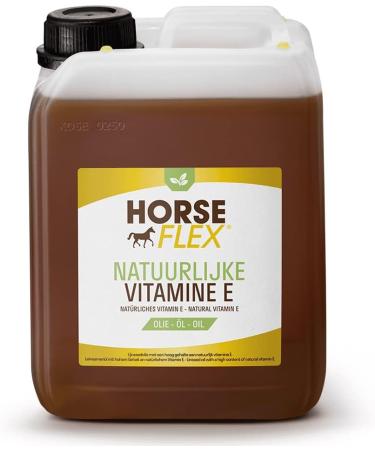 HORSE FLEX Natural Vitamin E Oil for Horses - 1L | Supports Muscle Health | International Shipping - Buy Online on GoSupps.com