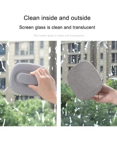 Window Cleaner Brush One Side Magnetic Wash Window Wiper Magnet Glass Cleaner For Washing Windows Glass Cleaning Household Dark Gray - Buy Online on GoSupps.com