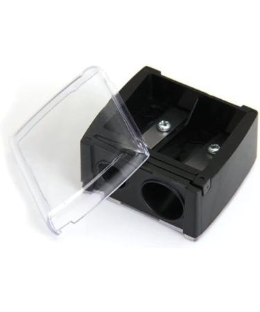 Pencil Sharpener Precision Cosmetic Pencil Sharpener for Eyebrow Eyeliner 2 Holes - Buy Online on GoSupps.com