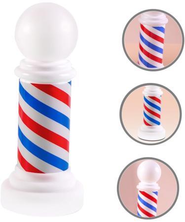 FRCOLOR Signs Luminous Pole Barber Pole Light Decorative Lights Red White Blue To Rotate Equipment - Buy Online on GoSupps.com