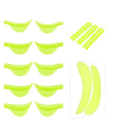 Lash Lift Pads PERMANIA 3 in 1 Silicone Eyelash Lift Shield for Lash Perm Kit Reusable Eye Patches & Eyelash Lifting Ribbon Curlers Fit Eyes Lash Lift Covering DIY at Home (Yellow)