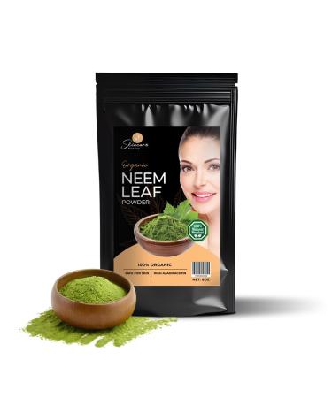 SKINCARE SUNDAY Organic Neem Leaf Powder for Skin Hair & Bath - Pure & Natural | Enhances Glow 8oz
