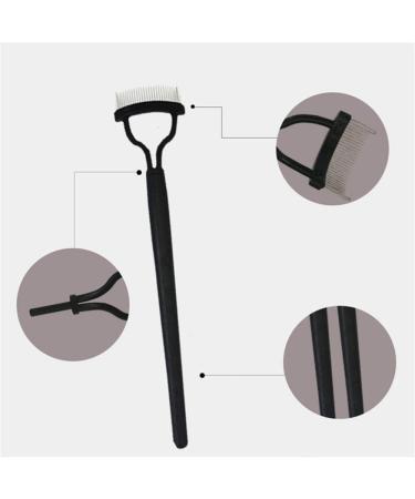 Mezerdoo 1Pcs Stainless Steel Eyelash Comb Curler Lash Separator Lift Curl Metal Brush Beauty Essential Useful Tools for Women Eyes Makeup - Buy Online on GoSupps.com