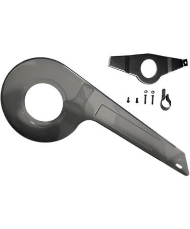 Bicycle Chain Guard for 32-36 Teeth | Universal Kids Bike Chain Cover | Sturdy Transparent Black Accessory - Buy Online on GoSupps.com