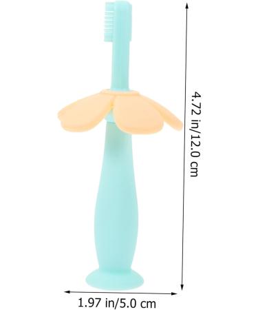Buifulsic Baby Training Toothbrush - Silicone Manual Toothbrush for Children - Ideal Oral Care for Babies - 1 Pack Blue - Buy Online on GoSupps.com
