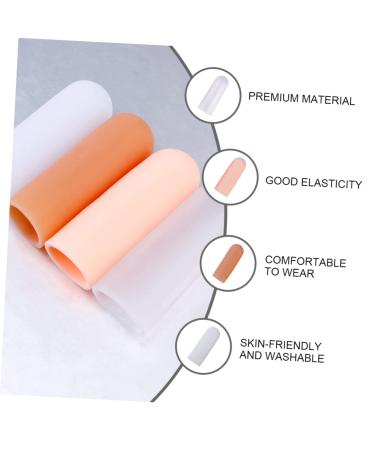 4 Pairs Finger Cots - Thumb Protectors & Finger Sleeves for Support | Shop Internationally - Buy Online on GoSupps.com