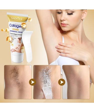 Hair Removal Cream for Women | Sensitive Skin-Friendly Fast & Moisturizing Painless Depilatory Solution - Buy Online on GoSupps.com