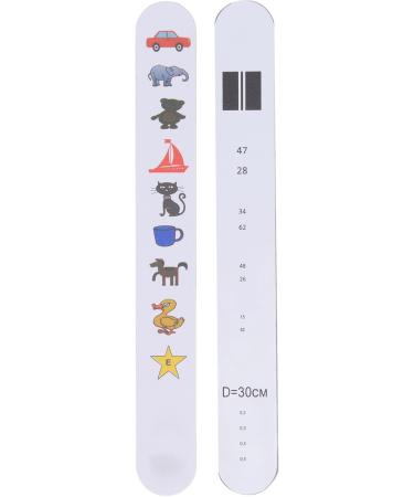 Fixation Stick Vision Tester - Cartoon Optometry Test Card with Clear Marking for Eye Hospitals | International Shipping Available - Buy Online on GoSupps.com