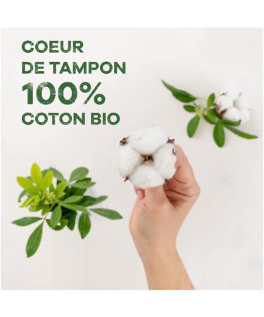 Tampax Cotton Tampons with Applicators - Regular 16 Pack | Eco-Friendly Feminine Products for International Shipping - Buy Online on GoSupps.com