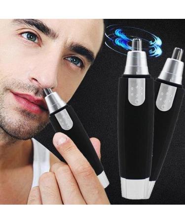 Ear and Nose Hair Trimmer - 2024 Professional Painless Facial Hair Clipper for Men & Women Waterproof Dual Edge Blades - Black - Buy Online on GoSupps.com