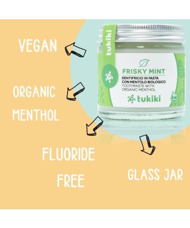 Fluoride-Free Vegan Toothpaste | Organic Menthol | SLS-Free | Plastic-Free & Recyclable | 2.03 fl. oz - International Shipping Available - Buy Online on GoSupps.com