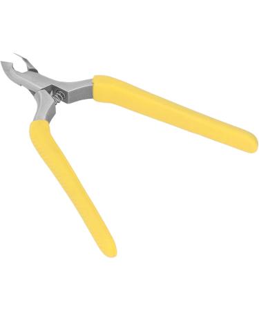 Nail Cuticle Nipper Stainless Steel Ergonomic Design Cuticle Cutter with Built-in Spring for Manicure for Nail Salon (Yellow) - Buy Online on GoSupps.com