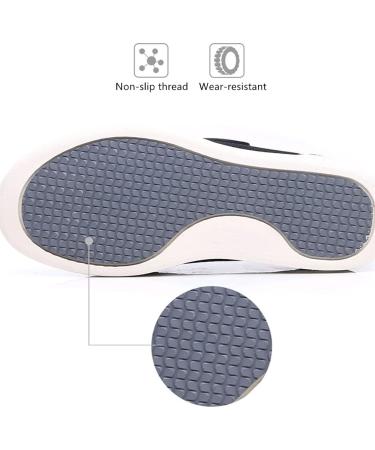 GSFY Men's Diabetic Edema Shoes | Adjustable Closure, Non Slip, Lightweight Walking Shoes for Swollen Feet | Indoor/Outdoor 9 Wide Black - Buy Online on GoSupps.com