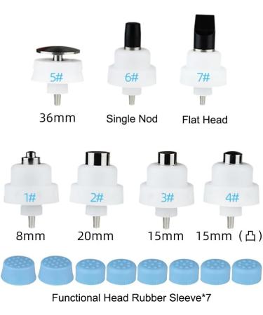 Tahali Extracorporeal Shock Therapy Device | ED Treatment & Pain Relief with 7 Massage Heads - Silver - Buy Online on GoSupps.com