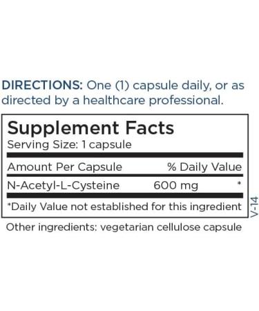 Metabolic Maintenance NAC 600mg - Liver Detox + Antioxidant Support (60 Capsules) - Buy Online on GoSupps.com