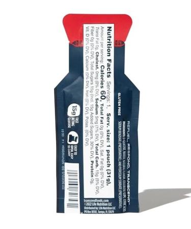Strawberry Flavored Glucose Gels - Fast-Acting 15g in 12 Packets | International Shipping Available - Buy Online on GoSupps.com