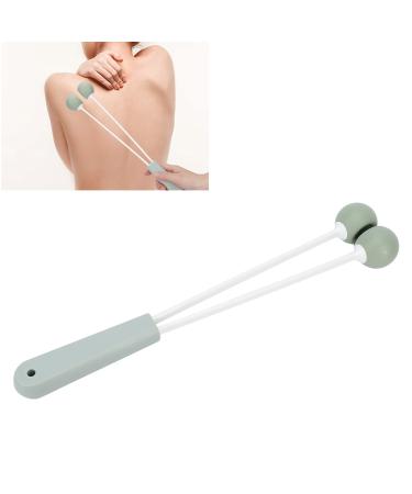 Handheld Pat massage hammer stick silicone body pat massager massage hammer fitness anti -slip double ball body health care tools for men women