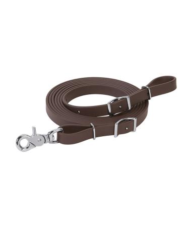 Weaver Leather Brahma Webb Trail Gear Trail Rein , Brown, 5/8-Inch x 10-Feet