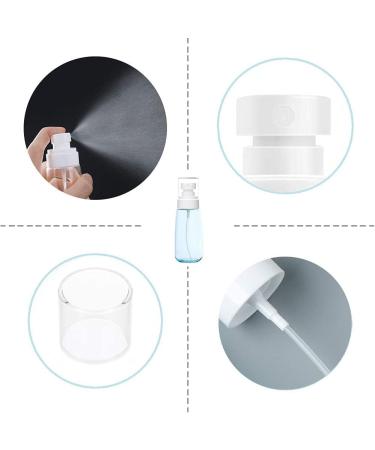 4 Pack Empty Spray Bottles - Portable Atomizer for Skincare & Perfume (30ml 60ml 80ml 100ml) - Travel-Friendly Transparent Fine Fog Sprayers - Buy Online on GoSupps.com