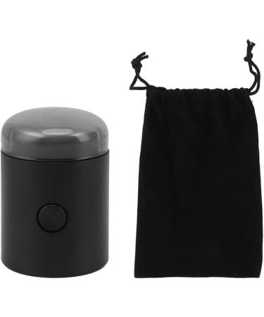 EMUKOEP Mini Electric Beard Trimmer for Men - Rechargeable Portable Pocket Grooming Tool for Mustache Stubble & Body Hair - Glossy Black - Buy Online on GoSupps.com