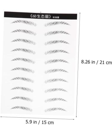 POPETPOP 6 Sheets Pairs Tool Stickers Simulation Eyebrow Sticker Eyebrow Stickers The Lazy Water Proof 4d - Buy Online on GoSupps.com