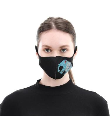 3 Packs Sparkly Rhinestone Mesh Bling Masks Valentine's Day DIY 5D Diamond Face_Masks Decoration for Women Masks for School Work Outdoor - Buy Online on GoSupps.com