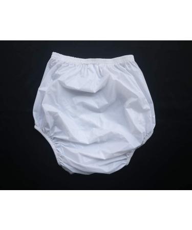 Haian Adult Incontinence PVC Pull-on Pants - Small White (3 Pack) - Buy Online on GoSupps.com