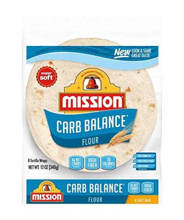 Mission Foods Carb Balance Flour Tortillas (8 ct.  12 oz.) (pack of 2) 12 Ounce (Pack of 2) - Buy Online on GoSupps.com