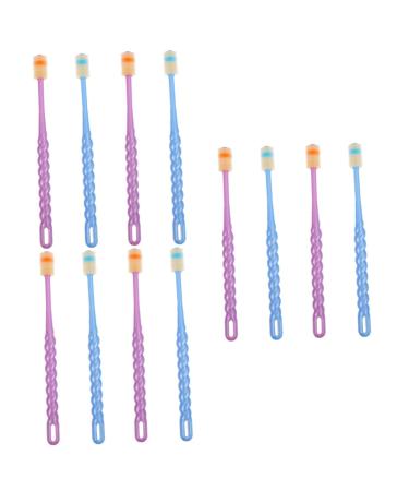 12 pieces -toothbrush for children manual toothbrush oral care tooth cleaning tools newborns dandelion soft fur nylon