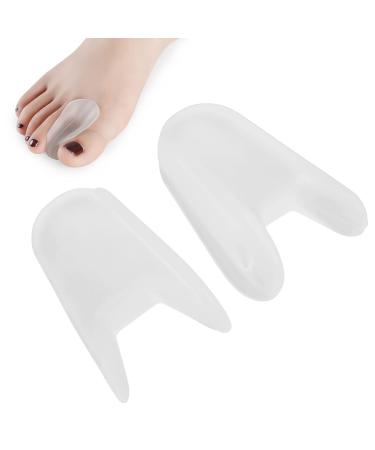 Hallux Valgus Bunion Corrector Toe Separators Toe Straightener Silicone Toe Separator Toe Spacers Bunion Corrector Bunion Relief Sleeve for Correct Crooked Toes Foot Care (L)