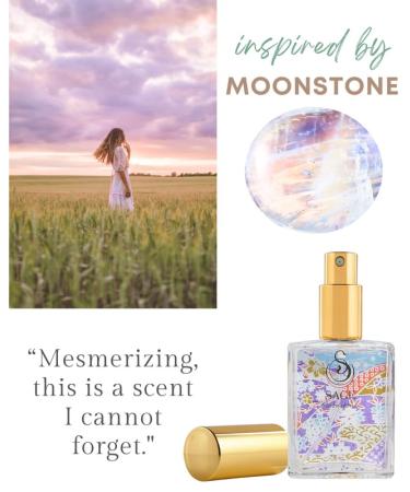 Moonstone Organic Perfume Spray by Sage- 2 oz Vegan & Cruelty-Free Floral Scent Gardenia Paperwhites Stargazer Lily Moonstone 2 oz Eau de Toilette Spray - Buy Online on GoSupps.com