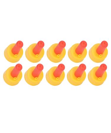 10 Pcs Pritchard Nipples  Soft Rubber Leakproof Small Animal Milk Drink Nipples with Flutter Valves  Screw on Bottle  Silicone Little Cow Calf Milk Drinking Nipples for Goats  Lamb  Puppy  Foal
