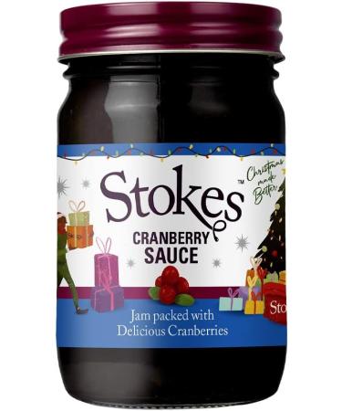 Stokes Cranberry Sauce in Limited Edition Christmas Jar 415g - Pack of 12 - Buy Online on GoSupps.com