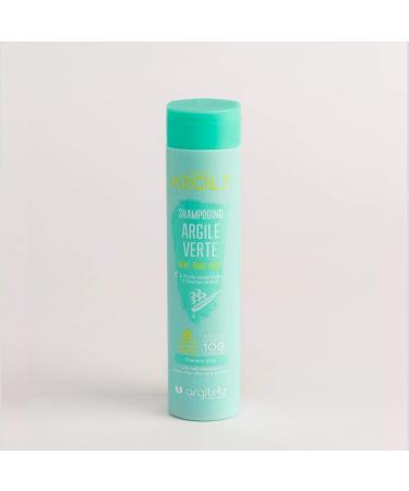 Argiletz ARGILETZ Pack of 2 Shampoo for Greasy Hair 200 ml Green Clay Honey and Aloe Vera distributed by ARCILIA
