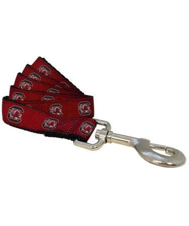NCAA South Carolina Fighting Gamecocks Dog Leash (Team Color, Large)