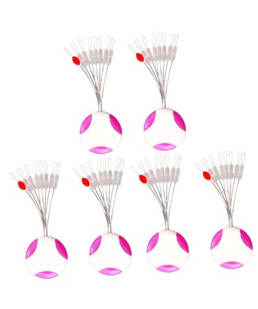 BESPORTBLE 20 Pcs Line Space Bean Fishing Tools Silicone Beans Space Beans Boxed Long Beans As Shownx3pcs Size 1x3pcs