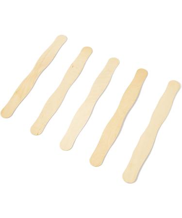 Jumbo Wooden Craft Sticks 8 Inch | Wavy Large Popsicle Sticks for DIY Crafts | Fan Handles for Wedding Programs & Auction Paddles | Natural Wood (250 Pcs) - Buy Online on GoSupps.com