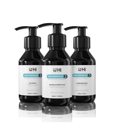 Waterproof Hair Treatment Mini Kit - Intensive Repair & Nourishment - Brazilian Keratin Anti Frizz - 3 Steps Queratina Brasile a - VEGAN Cruelty-Free - For All Hair Types Treatment Kit Mini
