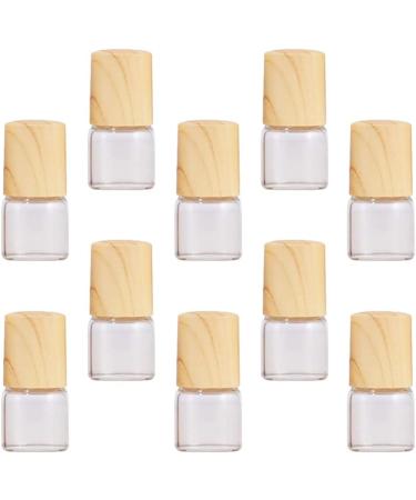 FRCOLOR 10pcs Essential Oil Roller Bottles - Refillable Glass Perfume & Essential Oil Containers (1ML Transparent) - Perfect for Aromatherapy & Travel - Buy Online on GoSupps.com