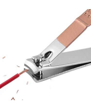 UNbit Nail Clipper Nail Cutter Set Nail Clipper Set Leather Bag Rose Gold Stainless Steel Nail Clipper Nail Cutting Nail Trimmer Toe - Buy Online on GoSupps.com